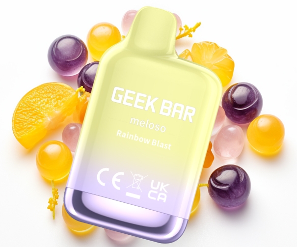 GEEK BAR Meloso Mini 600 Puffs Vape - Rainbow Blast: Flavor Innovation in Canada's 2025 Vape Scene
