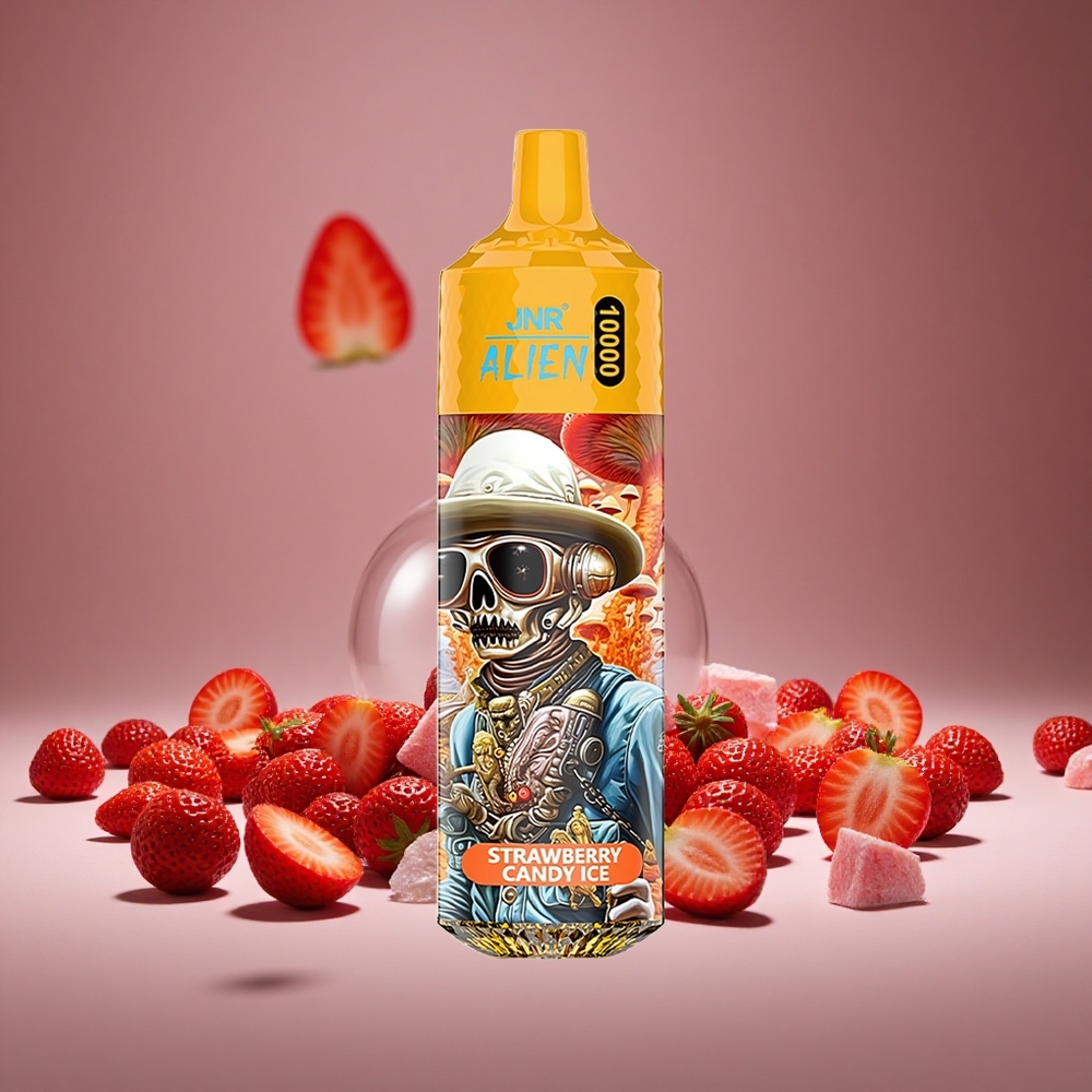 Discover the JNR Alien 10000 &ndash; Strawberry Candy Ice: A Perfect Balance of Flavor, Performance, and Reliability