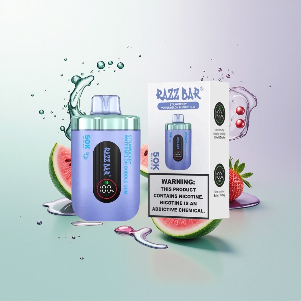 Razz Bar 50K: A Revolução Sabor Framboesa que vai Dominar o Seu Paladar