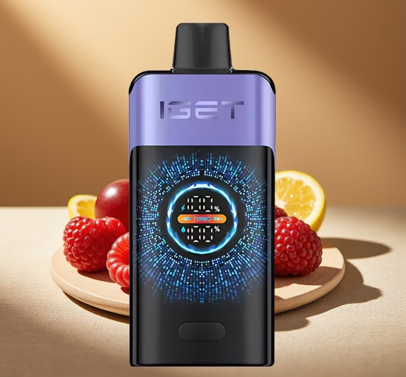 The All-Day Companion: A Deep Dive into the IGET ONE 12000 Puffs in Raspberry Grape Ice